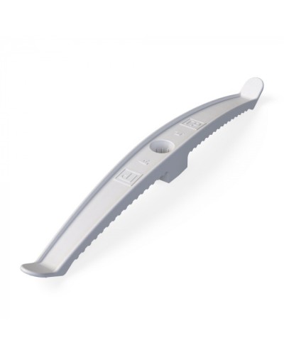 Держатель кабеля двусторонний для прямого монтажа в гофроящике белый (100 шт/кор) Промрукав (PR13.0486) в Стерлитамаке Аксессуары для кабель-канала Pintop.ru