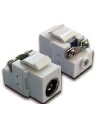 Вставка Keystone TV-розетка, винтовое соединение, белая LANMASTER LAN-OK-TV/S-WH в Стерлитамаке Коннекторы Pintop.ru