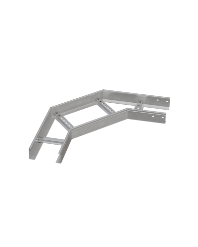 Угол лестничный горизонтальный 90 гр. 80х400х1,2 мм N КМ-профиль (LGL90-80-400-1.2 N) в Стерлитамаке Аксессуары для лотков Pintop.ru