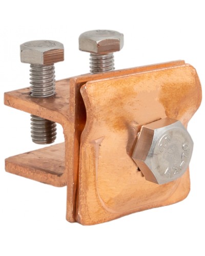 Держатель фальцевый, скручиваемый 3мм, Cu EKF PROxima (lp-33396-cu) в Стерлитамаке Электротехническое оборудование Pintop.ru