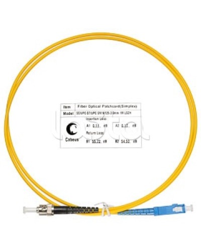 Патч-корд волоконно-оптический SM 9/125 simplex SC-ST LSZH (1 м) Cabeus FOP(s)-9-SC-ST-1m в Стерлитамаке Патч-корды оптические Pintop.ru