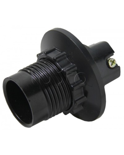 Патрон карболитовый с кольцом Е14 черный без наклейки EKF (LHC-E14-r) в Стерлитамаке Источники света(Лампы) Pintop.ru