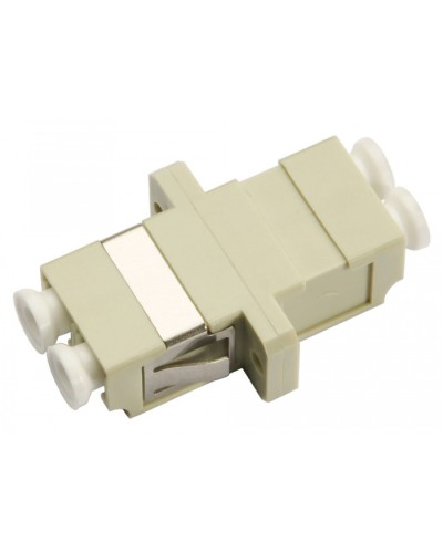 Соединитель проходной LC-LC duplex, MM(для многомодового кабеля) Cabeus DLC-DLC-MM в Стерлитамаке Проходные адаптеры и розетки оптические Pintop.ru