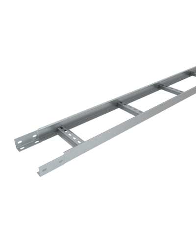 Лоток лестничный 50х100х1,2 L2500 мм Быстрый монтаж КМ-Профиль (LLS50-100-1.2-2500) в Стерлитамаке Кабельные лотки Pintop.ru
