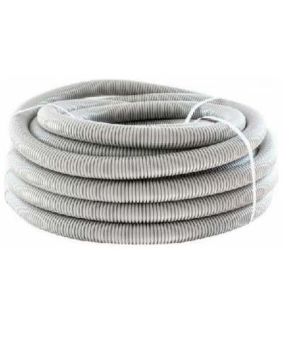 Труба гофр. ПНД HF 50 мм с зондом лёгкая серый (15 м) ОКЛ Экопласт 20150HF в Стерлитамаке Труба гофрированная Pintop.ru