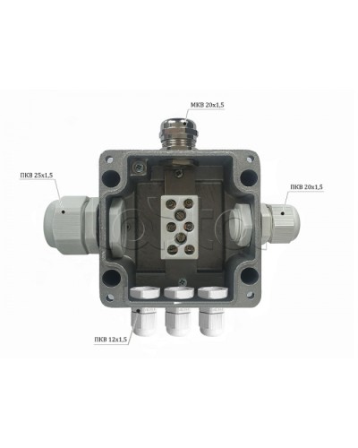 Металлическая коробка соединительная Магнито-контакт МКС 2ВК «МОРОЗ» с датчиком вскрытия корпуса (тампером), IP66/IP68 в Стерлитамаке Распределительные коробки Pintop.ru