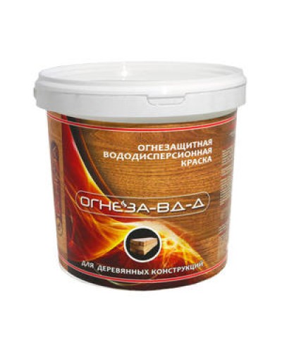 Краска огнезащитная водно-дисперсионнаявспучивающаясядля дерева Огнеза марки «ОГНЕЗА-ВД-Д» , ведро 3 кг. в Стерлитамаке Огнезащитные краски Pintop.ru