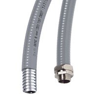 Металлорукав DN 20мм в ПВХ изоляции, Dвн 20,5 мм, Dнар 25,5, 50 м, цветсерый DKC 6071R-020