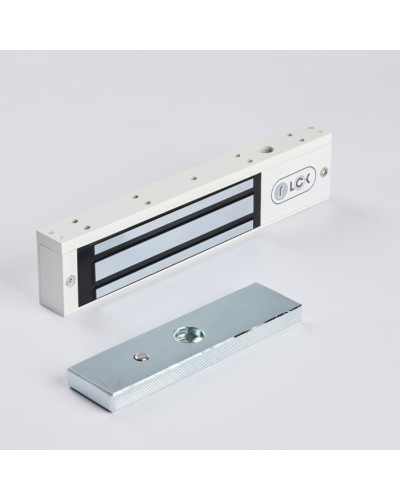 R-Lock RL-EM180-00W - Электромагнитный замкок, 180кг, DC12/24B, цвет белый, RAL9016(белый) в Стерлитамаке Электромагнитные замки Pintop.ru