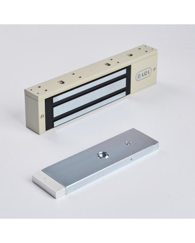 R-Lock RL-EM350-LSG - Электромагнитный замкок, 350кг, DC12/24B, цвет серый, RAL7032 (галечный серый), два датчика втроены в корпус замка: датчик Холла и магнито-контактный датчик в Стерлитамаке Электромагнитные замки Pintop.ru