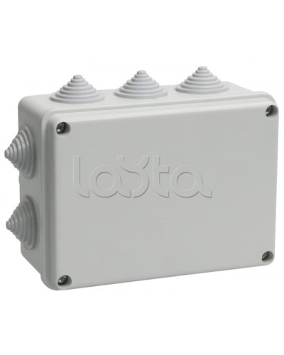 Коробка КМ41242 распаячная для о/п (RAL7035, 10 гермовводов) IEK UKO10-150-110-070-K41-55 в Стерлитамаке Распределительные коробки Pintop.ru