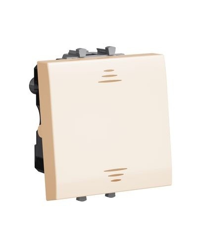 Выключатель Ванильная дымка, Avanti, 16A, 2 мод. DKC 4405102 в Стерлитамаке Аксессуары для стоек и шкафов Pintop.ru