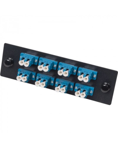 Адаптерная панель для кроссов LAN-FOBM с 8 дуплексными адаптерами LC/OM2 LANMASTER (LAN-APM-8x2LC/OM2) в Стерлитамаке Проходные адаптеры и розетки оптические Pintop.ru