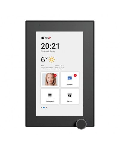 IP-видеодомофон BAS-IP AZ-07L BLACK в Стерлитамаке Абонентские IP устройства Pintop.ru