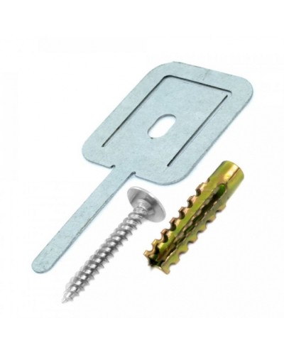 Комплекты для крепления ОКЛ с использованием самореза, дюбеля и хомута FR ПР-40 (100 шт) Промрукав PR08.5201 в Стерлитамаке Огнестойкие кабельные линии Pintop.ru