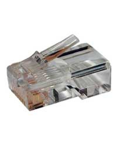 Разъем RJ-45 под витую пару, кат 5 Hyperline PLUG-8P8C-U-C5 в Стерлитамаке Коннекторы и разъемы Pintop.ru